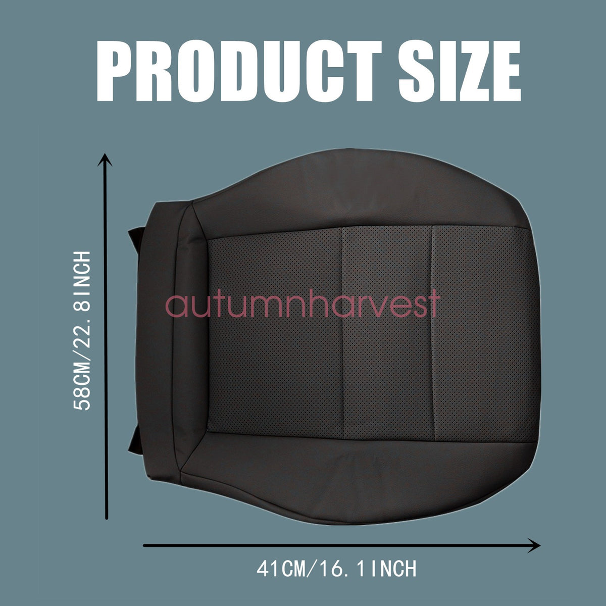 For 2008-2015 Mercedes Benz GLK 250 350 Driver Passenger Bottom Seat Cover Black
