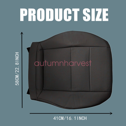 For 2008-2015 Mercedes Benz GLK 250 350 Driver Passenger Bottom Seat Cover Black