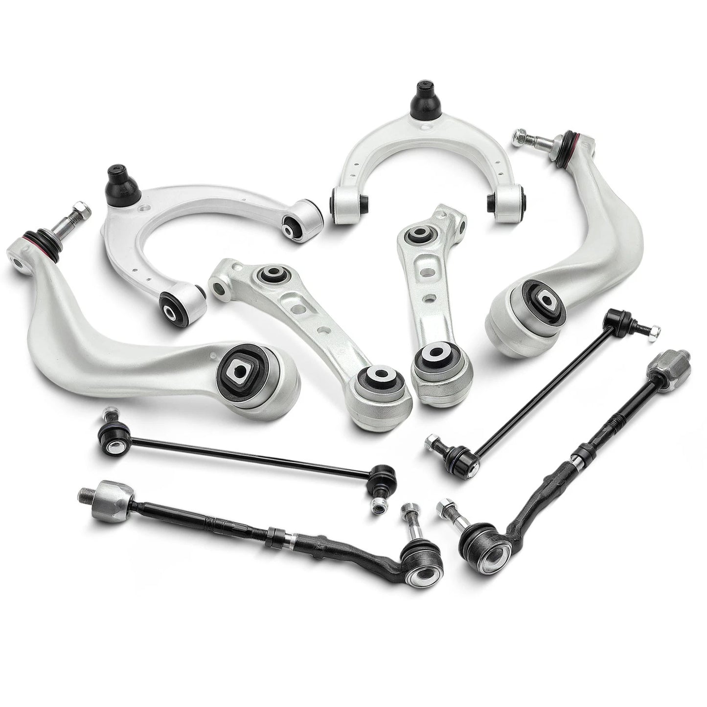 10x Front Control Arm Tie Rod End Sway Bar Link for BMW F12 F13 640i 650i xDrive