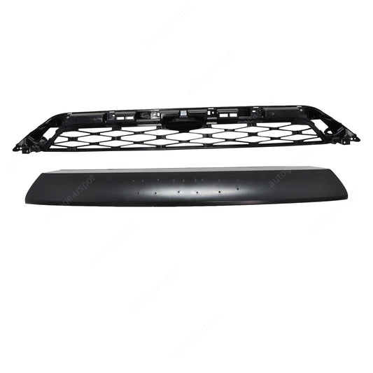 For 2014-2019 Toyota 4Runner Limited Mesh Front Bumper Upper Grille Matte Black