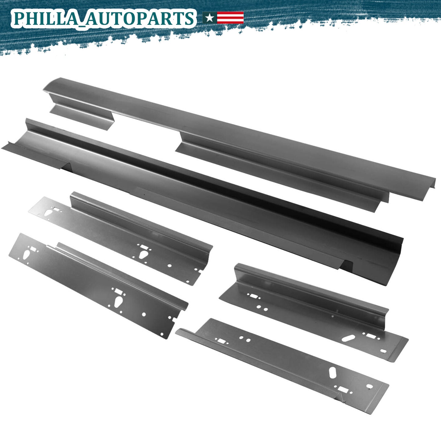 New Full Length Inner & Outer Rocker Panels Set Fit For Ford Excursion 2000-2005