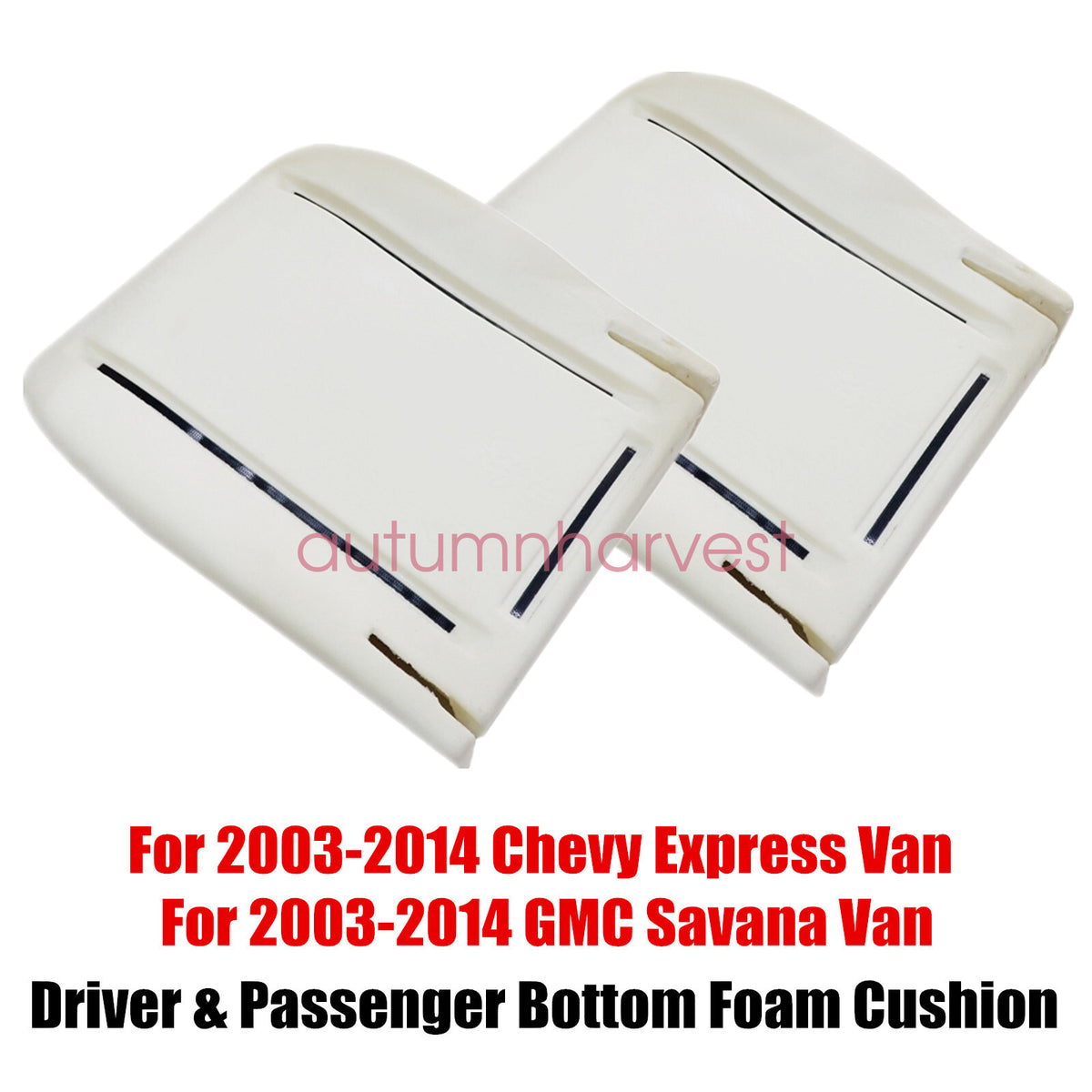 Both Side Bottom Foam Cushion Pad For 2003-2014 GMC Savana Van Chevy Express Van