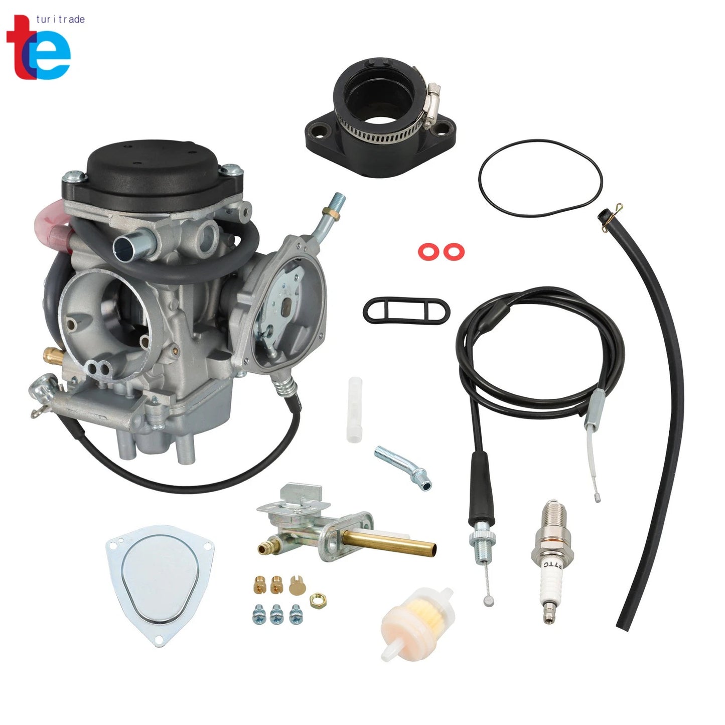 Carburetor Carb Kit For Yamaha Bruin Big Bear Wolverine Grizzly 250 350 400 450