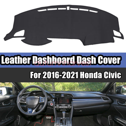Fits 2016 2017 2018 2019 2020 2021 Honda Civic Dashboard Dash Cover Mat Dashmat