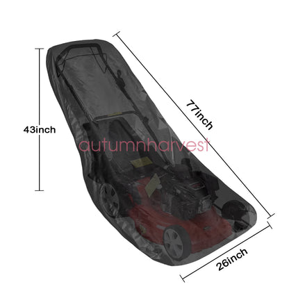Lawn Mower Cover All Weather Protection Heavy Duty Push Mower for Universal Fit