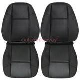 Fits 2007-2014 Cadillac Escalade Leather Seat Cover Black Both Side Bottom & Top
