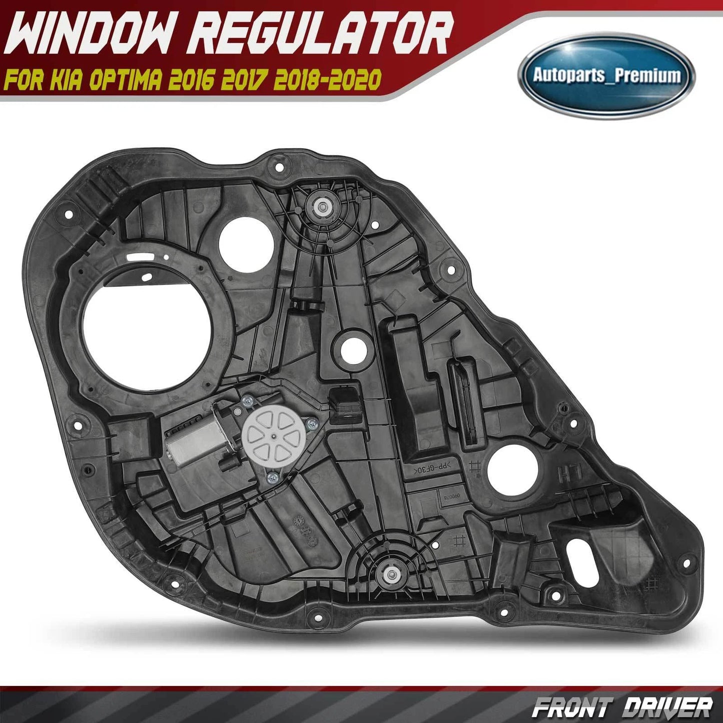 Rear Driver For Kia Optima 2016-2020 Power Window Regulator w/ Motor Assembly