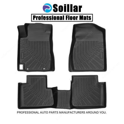 Floor Mats Liner Set Fits 2001-2006 Toyota Camry All Weather TPE 3D Replacement
