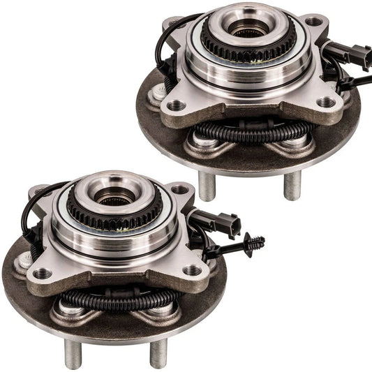 2 Front Wheel Bearing and Hub Assembly For 2018 - 2020 Ford F-150 4x4 w/ABS 6LUG