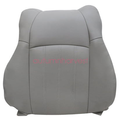 FITS 2005-2010 Chrysler 300C Touring Driver Side Bottom & Top Seat Cover Gray