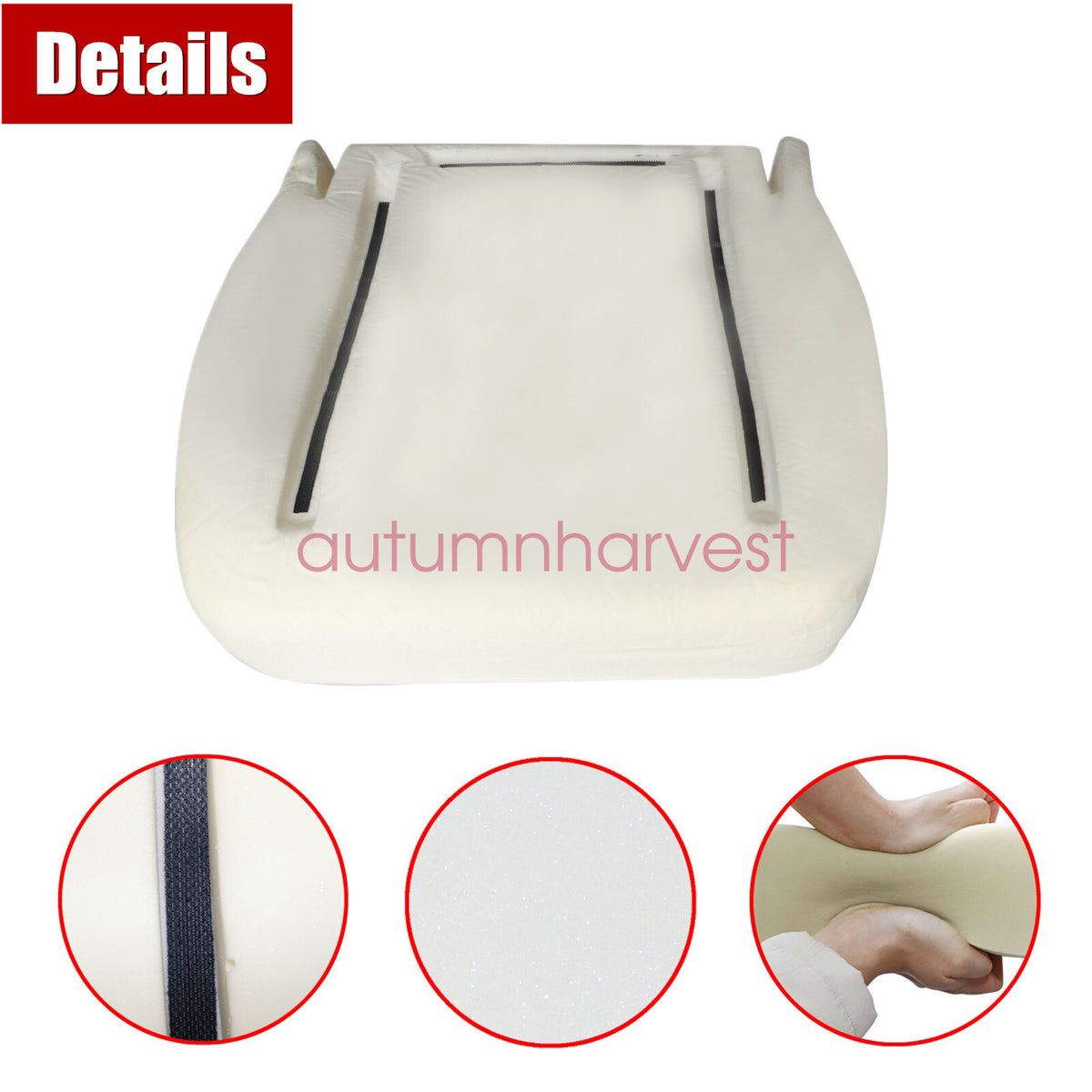 Both Side Bottom Foam Cushion Pad For 2003-2014 GMC Savana Van Chevy Express Van