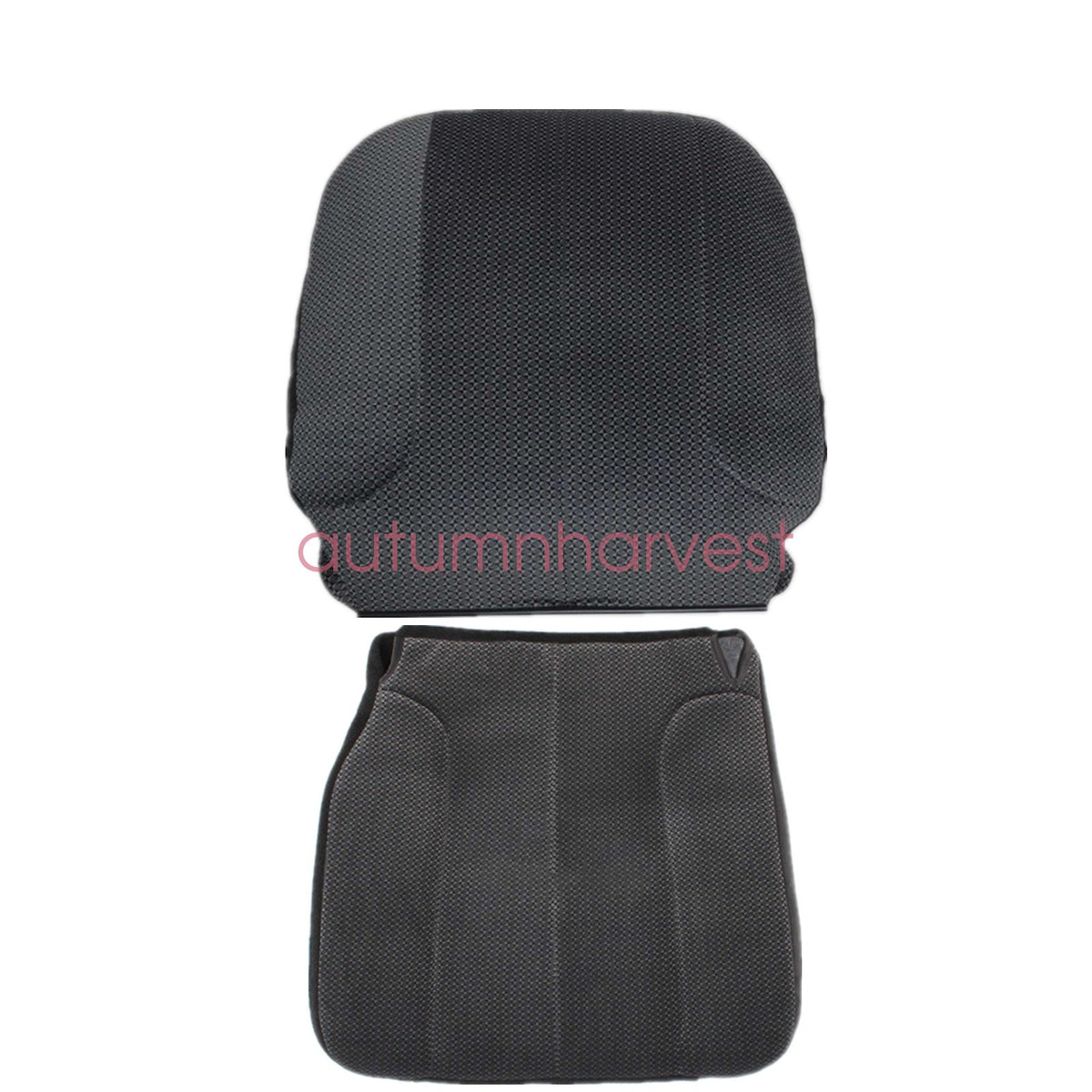 Fits 03-05 Dodge Ram 1500 2500 3500 Driver Bottom & Top Cloth Seat Cover Gray