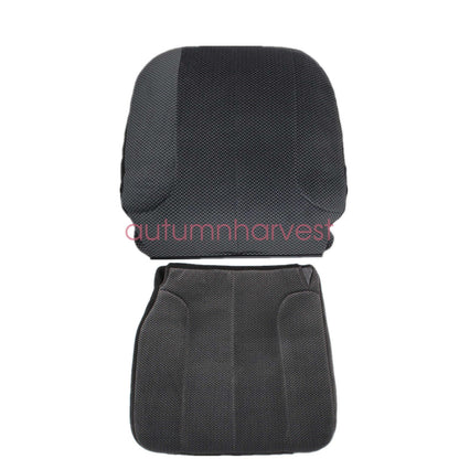 Fits 03-05 Dodge Ram 1500 2500 3500 Driver Bottom & Top Cloth Seat Cover Gray