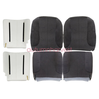 For 2002-2005 Dodge Ram 1500 2500 3500 Front Seat Cover Gray & Foam Cushion