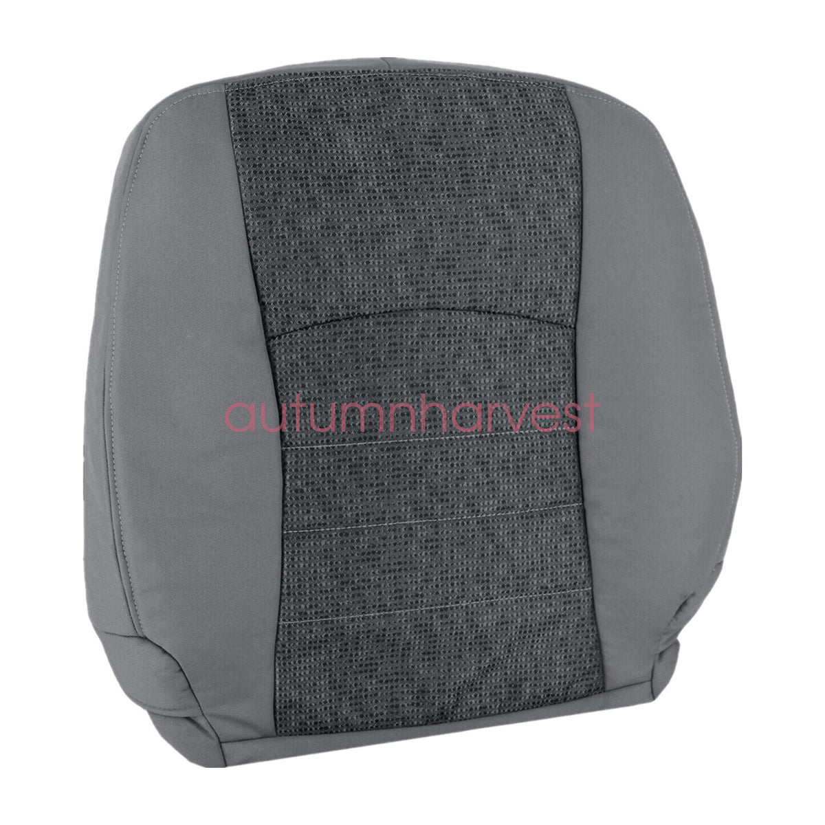2013-18 For Dodge Ram 1500 2500 3500 SLT Driver Bottom-Top Cloth Seat Cover Gray