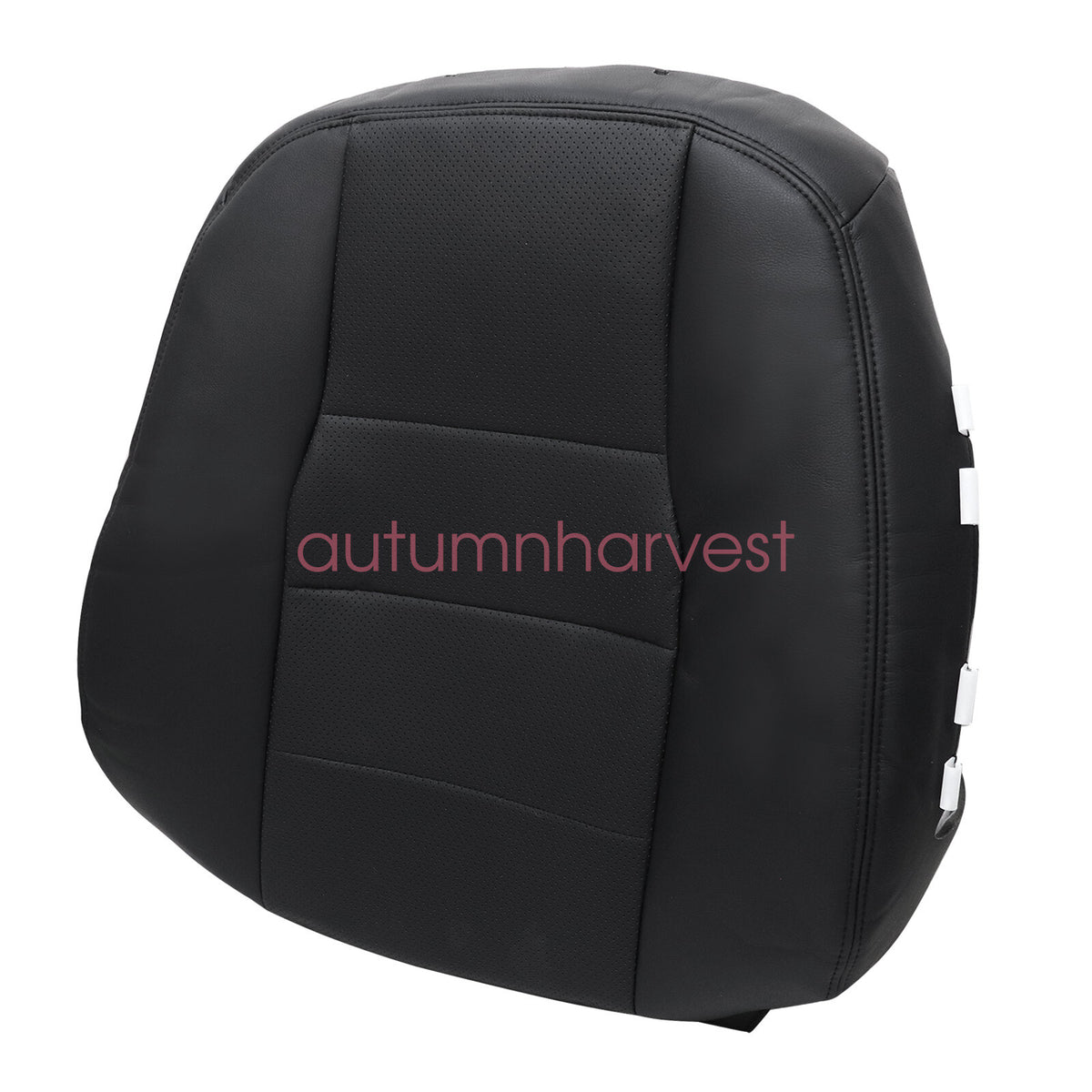 For 2008-2015 Mercedes Benz GLK350 Driver Bottom & Top Leather Seat Cover Black