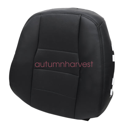 For 2008-2015 Mercedes Benz GLK350 Driver Bottom & Top Leather Seat Cover Black