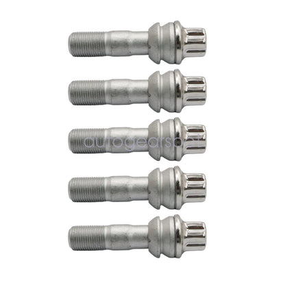 5x For Benz C167 V167 GLS450 GLE350 GLE450 A0009904518 Lug Bolt M15 x 1.25