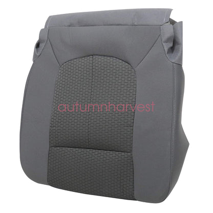For 2011-2016 Ford F250 F350 F450 F550 XLT Driver Bottom & Top Seat Cover Gray