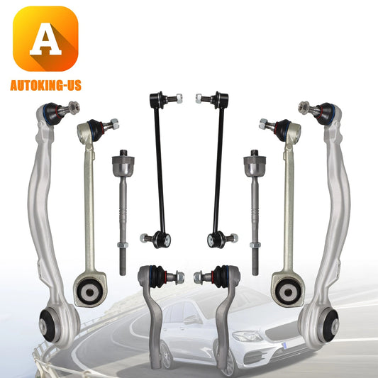 10pcs Front Control Arm w/ Ball Joint Kits For Mercedes Benz C350 2012-2015
