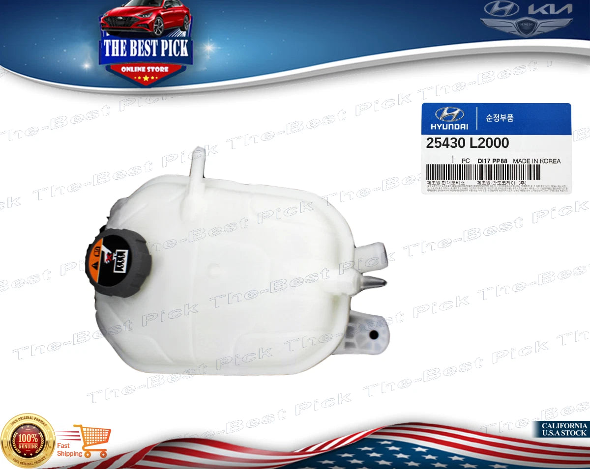 25430L2000 For 2020-2024 Hyundai Sonata Kia K5 Turbo Engine Coolant Reservoir