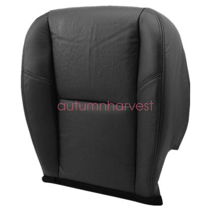 Fits 2007-2014 Cadillac Escalade Leather Seat Cover Black Driver Bottom & Top