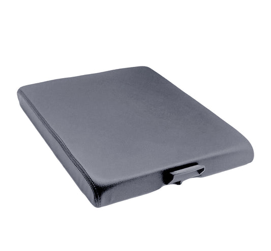 For 2004-2014 Nissan Titan Dark Gray Leather Center Console Lid Armrest Cover
