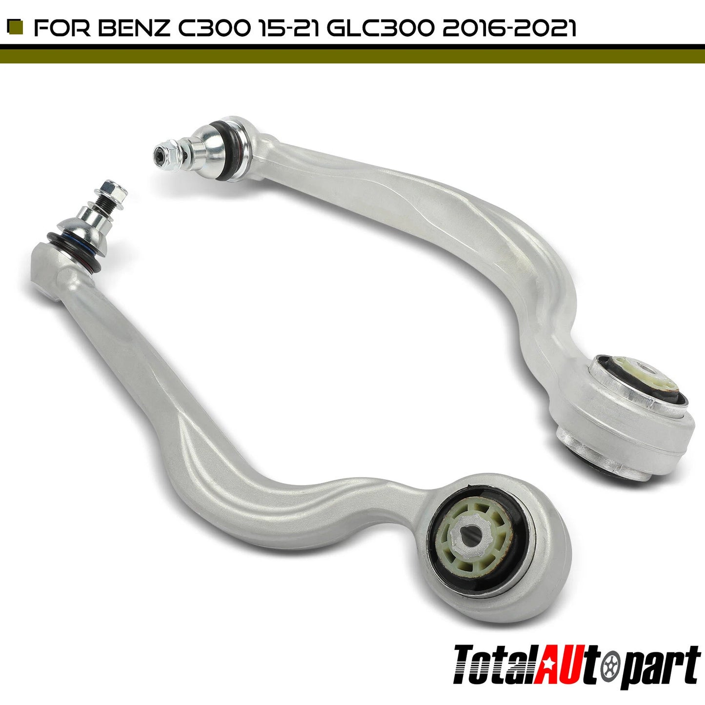2pcs Front Lower Forward Control Arm & Ball Joint Assembly For Benz 15-21 GLC300