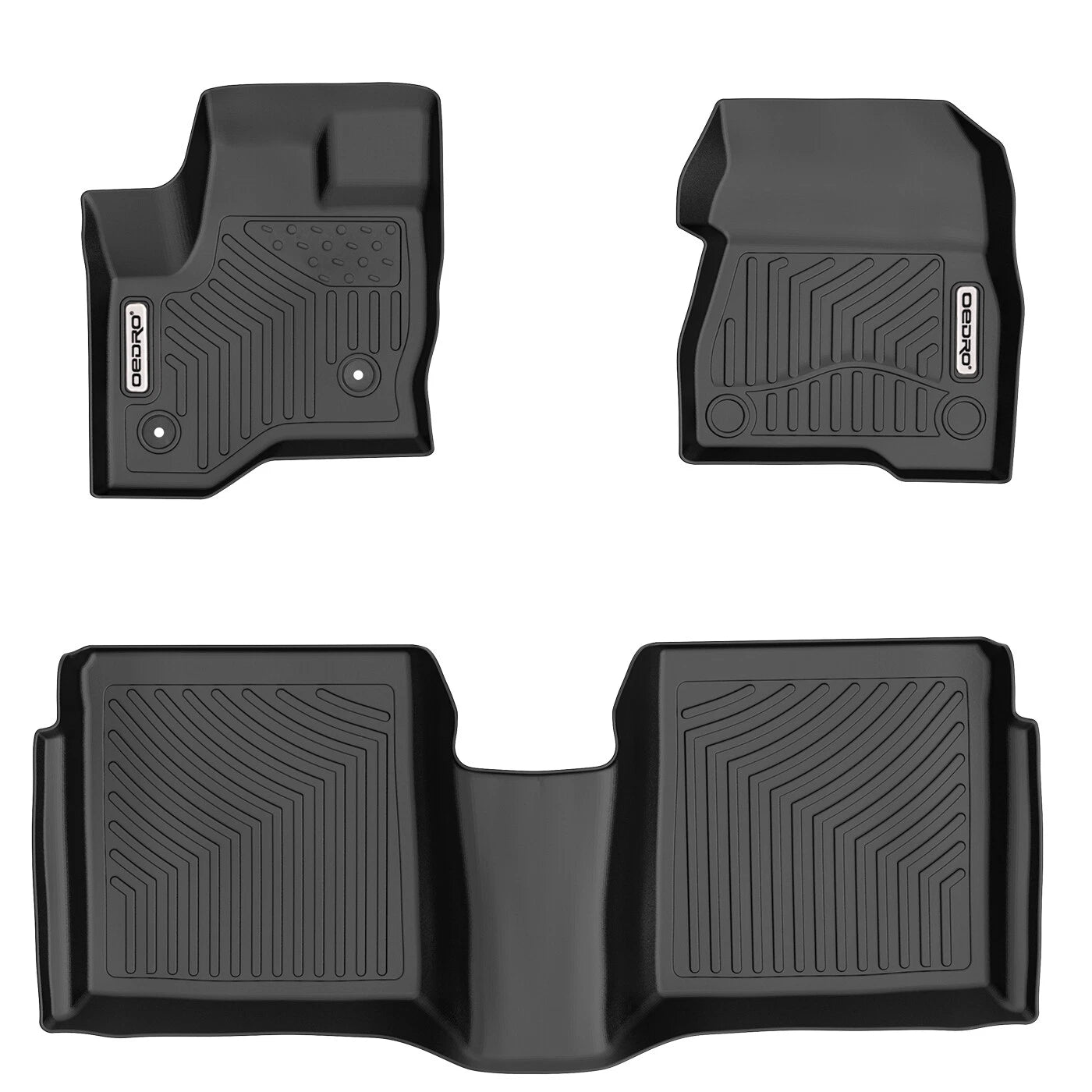 3D Floor Mats Liner For 2009-2019 Ford Flex 4-Door Front & Rear All Weather TPE