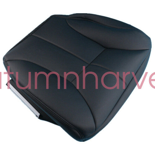 Driver Bottom-Back Leather Seat Cover Black For 1998-02 Dodge Ram 1500 2500 3500