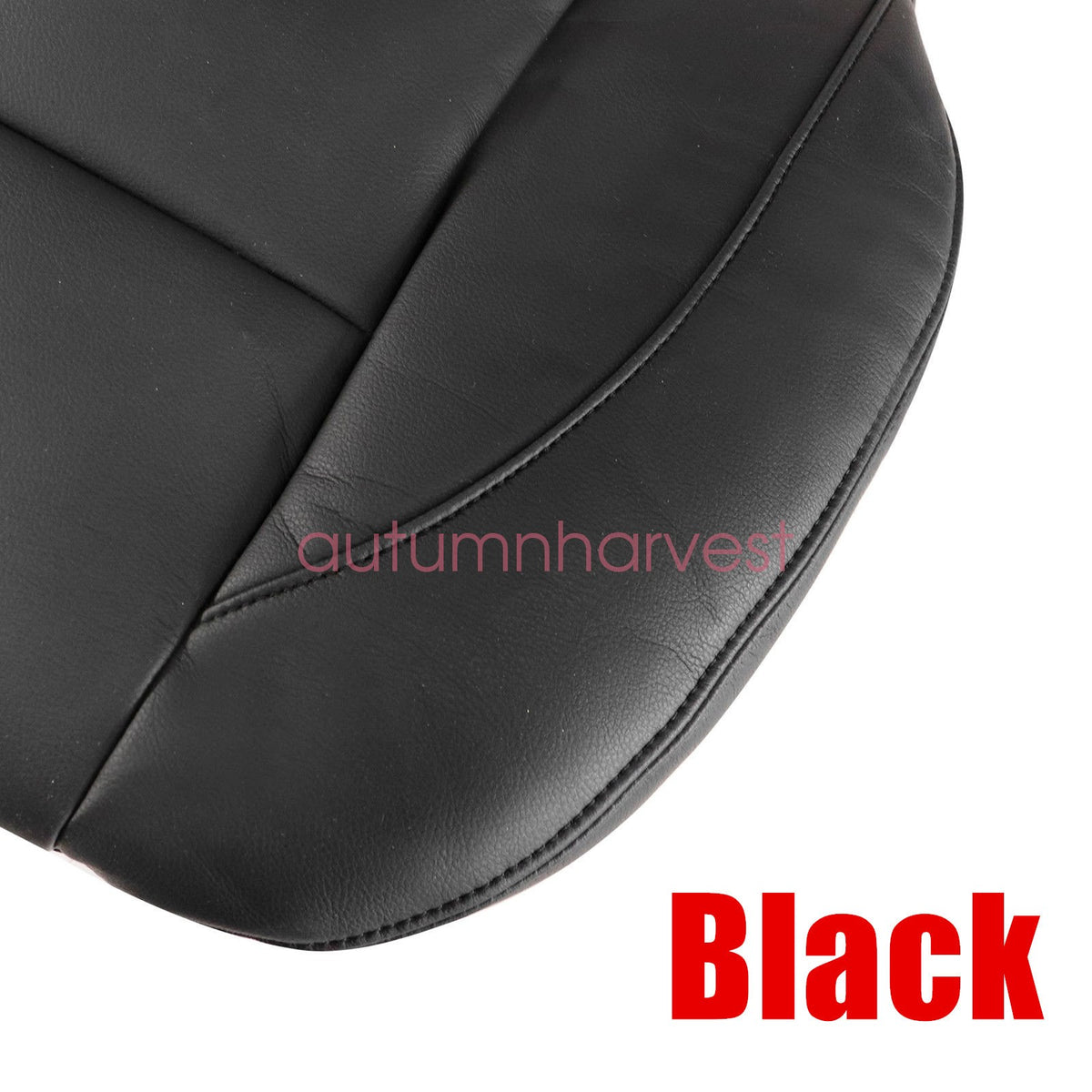 For 2005-2015 Nissan Titan Driver & Passenger Bottom Seat Cover Black (2PCS)