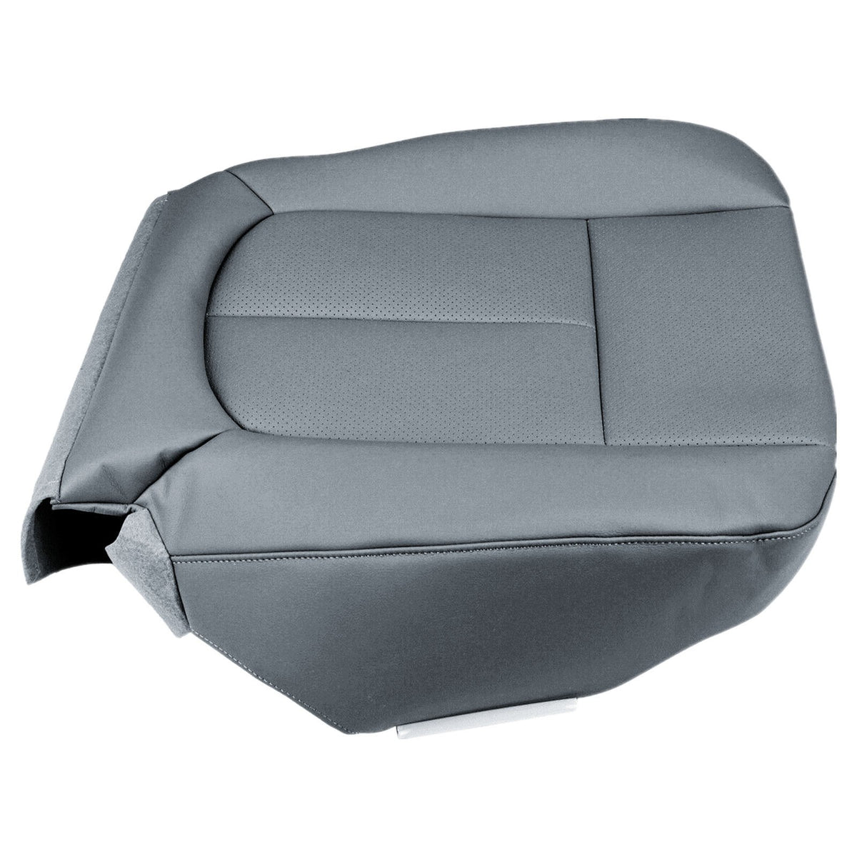 For 2012 2013 2014 Ford F150 Passenger Bottom PERFORATED SEAT COVER Gray