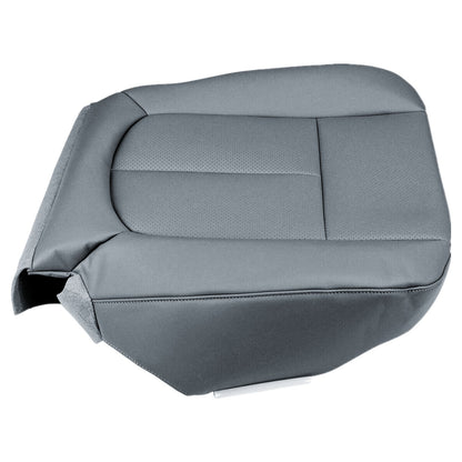 For 2012 2013 2014 Ford F150 Passenger Bottom PERFORATED SEAT COVER Gray