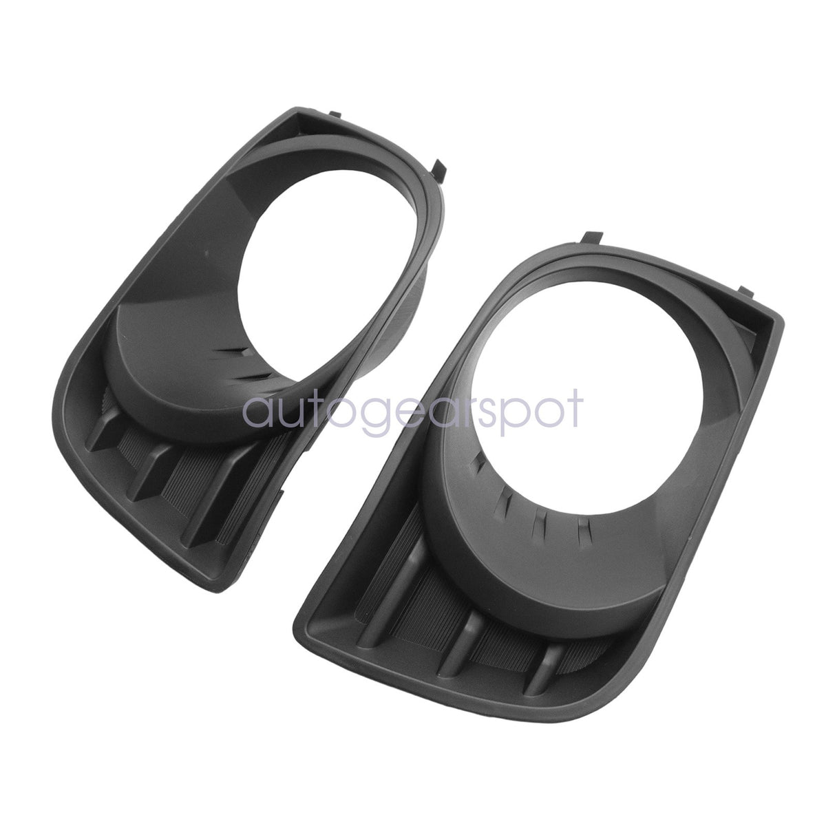 Right & Left Black Fog Light Lamp Bezel Cover Trim Fits 2008-2017 Toyota Sequoia