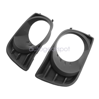 Right & Left Black Fog Light Lamp Bezel Cover Trim Fits 2008-2017 Toyota Sequoia