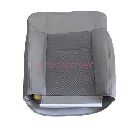Fits 2004-2008 Ford F150 XLT Passenger Bottom & Top Cloth Seat Cover Flint Gray