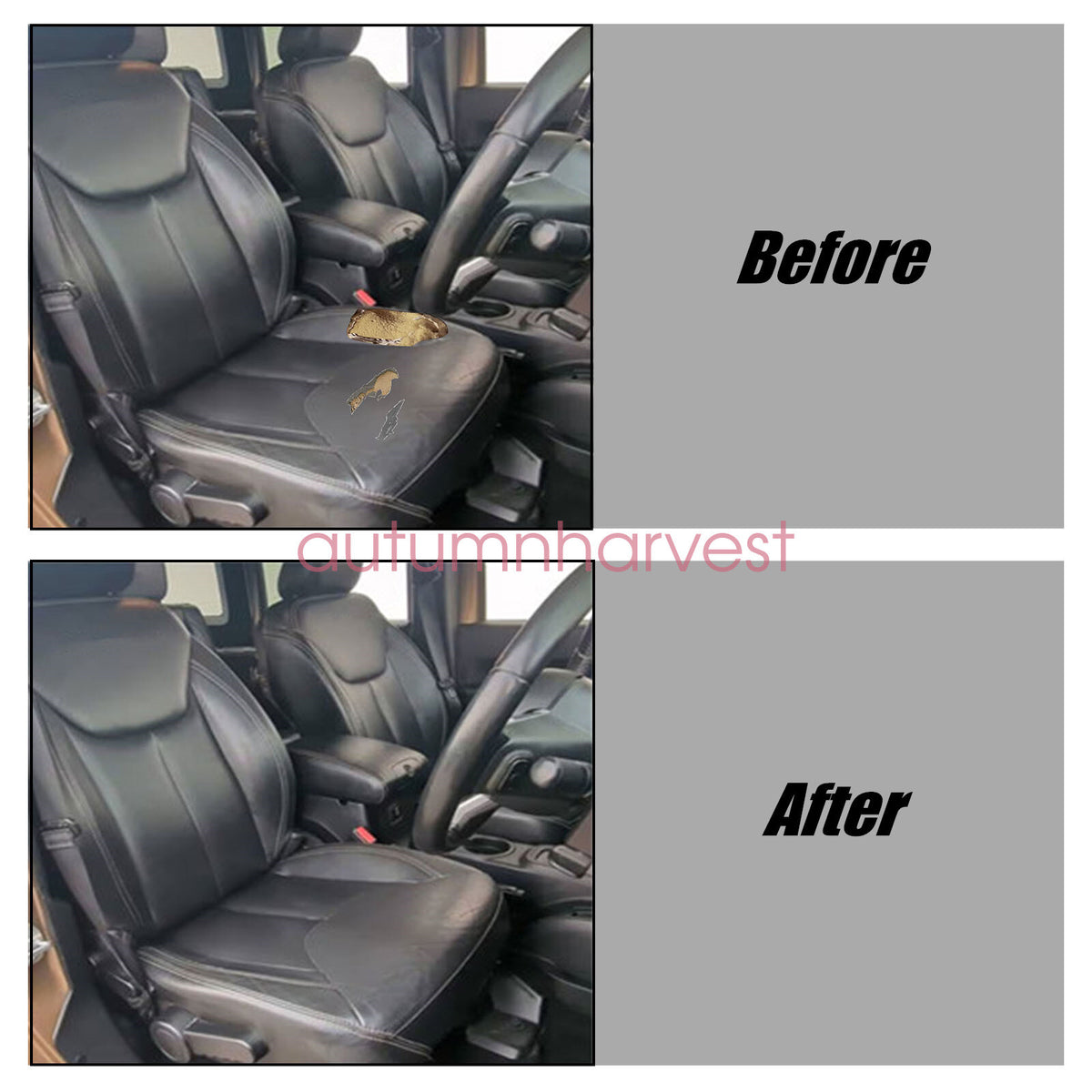 New Driver Bottom Seat Cover & Foam Cushion For 2013-2017 Jeep Wrangler Rubicon