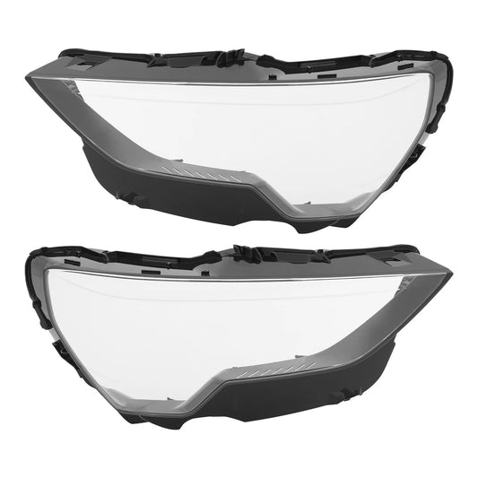 Left+Right Clear Headlight Lens Lamp Cover For 2019-2023 Audi Q3 Headlight Shell