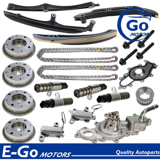 Timing Chain Kit Cam Gear VVT Valve Water Pump Fits Ford F-150 Turbocharged 3.5L