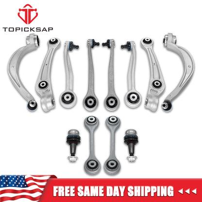 12pc Front Upper Control Arms Kit Fit for 2012-18 Audi A6 A7 Quattro RS7 S6