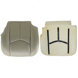 Driver Bottom Seat Cover & Foam Cushion For 2003-2006 Chevy Silverado Gray