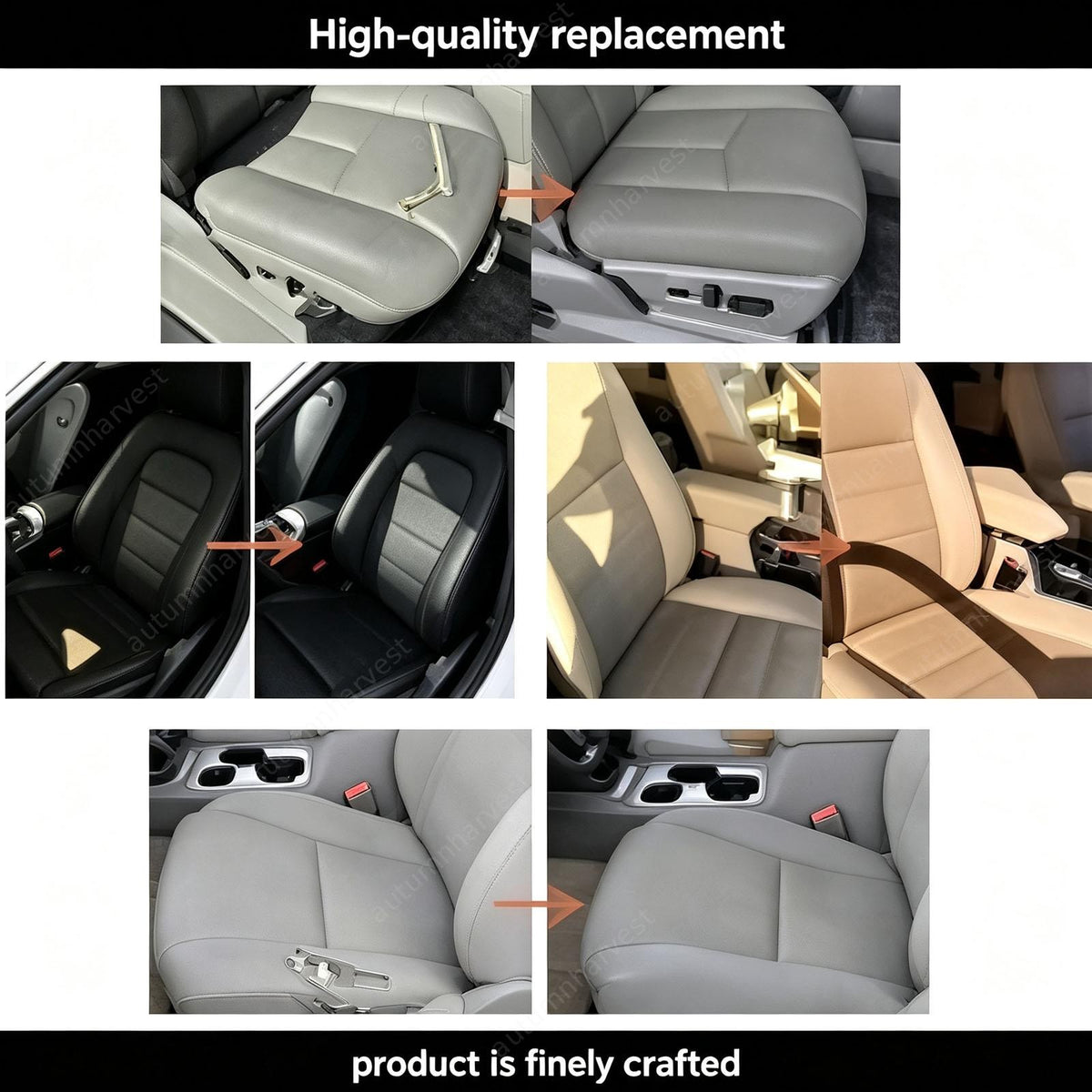 For 1999 2000 2001 2002 Chevy Silverado Suburban Tahoe Seat Cover Pewter Gray