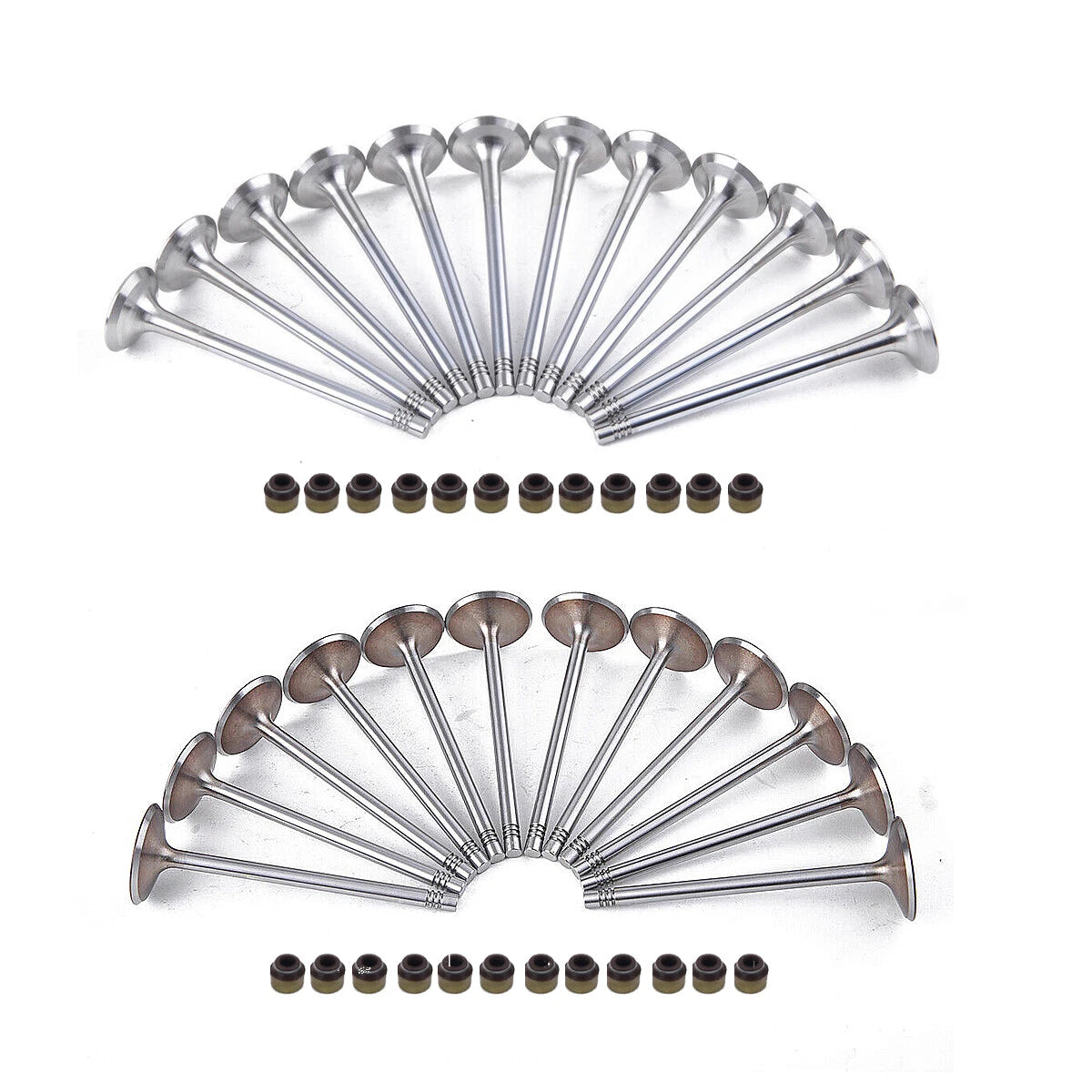 24X Intake & Exhaust Valve Set Fits Audi A4 A5 A6 A7 A8 Q5 Q7 3.0T 06E109601E