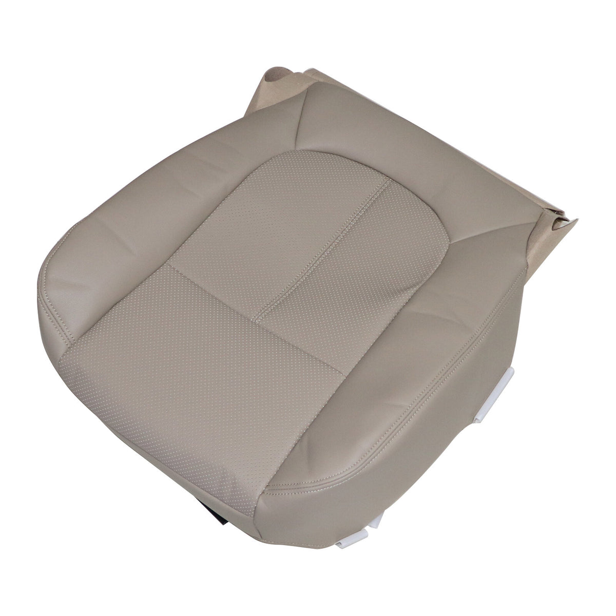 For 2011-2016 Ford F250 F350 Lariat Driver & Passenger Perforated Seat Cover Tan