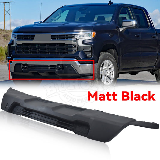 Front Bumper Cover Lower Black For 2022 2023 2024 Chevy Silverado 1500 84878985