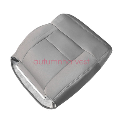 Fits 2004-2007 2008 Ford F150 Lariat Driver Top Lean Back Cloth Seat Cover Gray