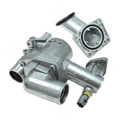1Pcs Thermostat Housing w/ sensor Fits 2003-2006 Jaguar XK8 4.2L AJ89486