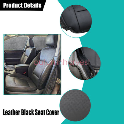 New Driver Top Leather Seat Cover Black For 2017 2018 2019 Subaru Outback Legacy