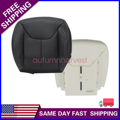 New Driver Bottom Seat Cover & Foam Cushion For 2013-2017 Jeep Wrangler Rubicon