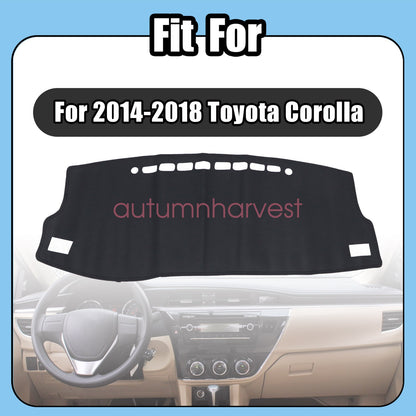 For 2014 2015 2016 2017 2018 Toyota Corolla Dashboard Dash Cover Mat Dashmat New